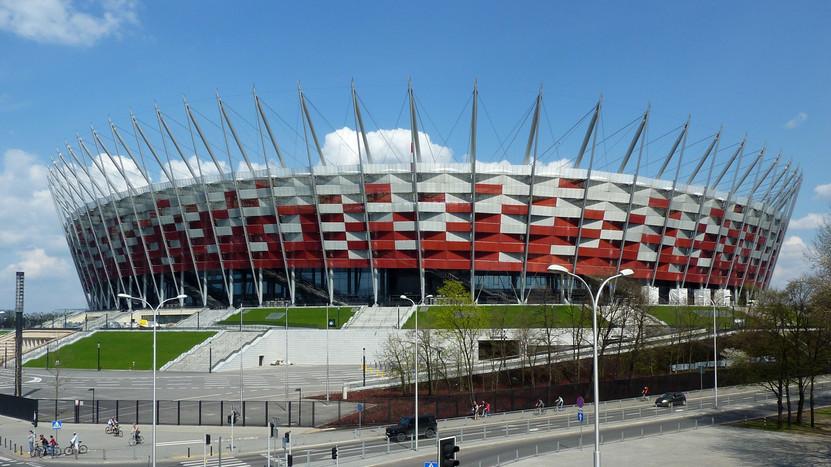 "Lo Stadio Nazionale di Polonia" a Varsavia che ospiterà la finale di Europa League