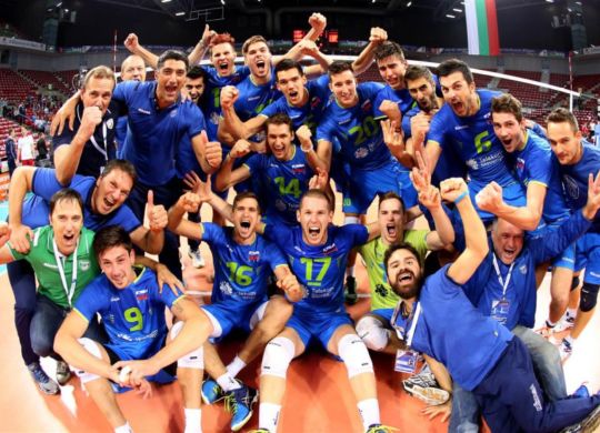 La Slovenia, outsider degli Euro 2015, che ha infranto le speranze azzurre di conquistare l'oro del volley dopo 10 anni