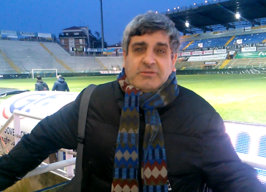 Gianluca Zurlini lavora alla redazione città de La Gazzetta di Parma