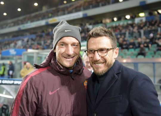 Totti e Di Francesco (forzaroma.info)