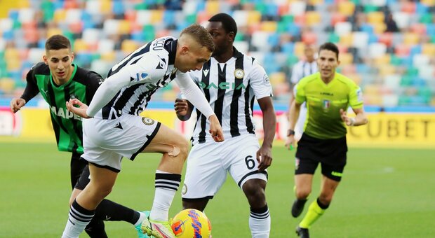 Ilmessaggero.it, Ilmattino.it. Segna sempre Beto, l’Udinese vince con il modulo del Sassuolo, 3-2