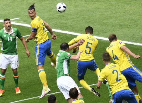 Irlanda-Svezia. Partita Euro 2016.