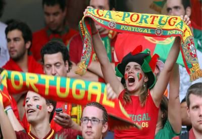 I tifosi portoghesi festeggiano la vittoria ad euro 2016