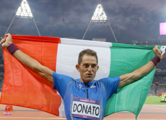 Fabrizio Donato nel 2012 quando conquistò il bronzo alle Olimpiadi di Londra (lastampa.it)