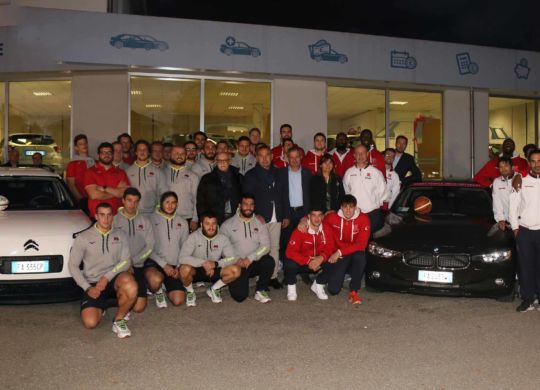 Grissin Bon e Rugby Reggio a Car Server (pallacanestro reggiana.it)