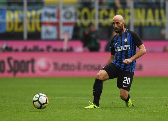 Borja Valero centrocampista dell'Inter (Claudio Villa Getty Images)