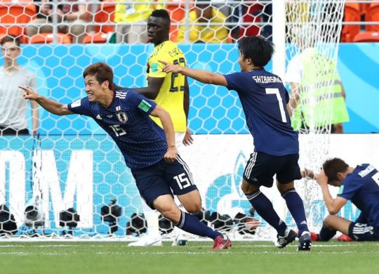 L'euforia dei calciatori giapponesi (vavel.com)