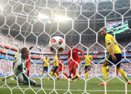 Il gol di Maguire (Ryan Pierse/Getty Images)