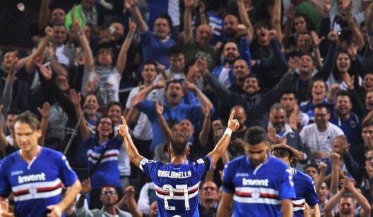 Quagliarella ha segnato il terzo gol per la Sampdoria (repubblica.it/reuters)