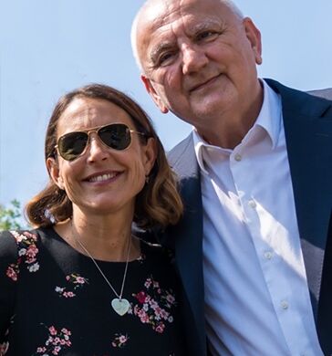 sindaca di Piacenza Katia Tarasconi con il vicepresidente regionale Vincenzo Colla, di Alseno